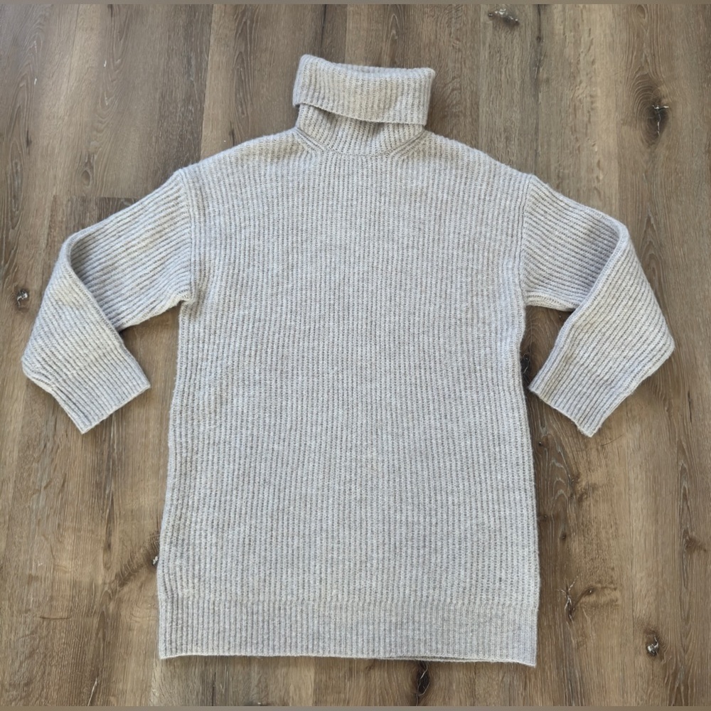 Mango Women’s Beige Turtleneck Sweater 🤍🍂🍁🥮